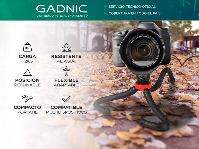 Trípode Para Fotos Gadnic TRIP42 Todo Terreno Flexible - 1