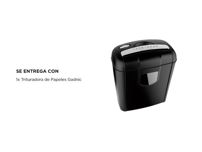 Trituradora de Papeles Gadnic Tarjetas Plásticos  - 6