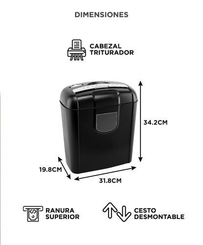 Trituradora de Papeles Gadnic Tarjetas Plásticos  - 5