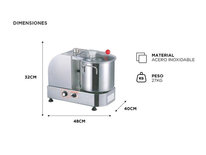 Triturador de Alimentos Moretti Cutter 9 700 Watts - 4
