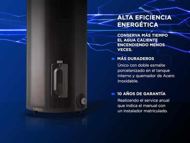 Termotanque Eléctrico Rheem TEP155RH 155Lt Conexión Superior de Pie Clase A - 2