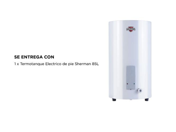 Termotanque Eléctrico Sherman TEPC085ESHK2 85 Litros De Pie Conexión Superior - 4