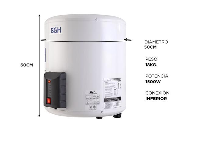 Termotanque Eléctrico BGH 40 Litros Bte-040ec15md - 3