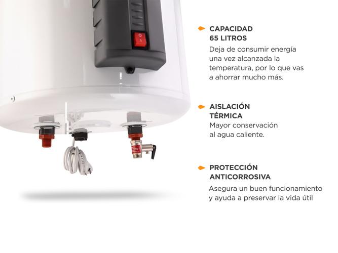 Termotanque Eléctrico BGH 65 Litros Bte-065ec15md - 2