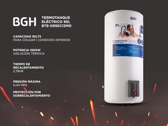 Termotanque Eléctrico BGH 95 Litros Bte-095ec15md - 1