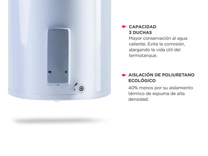 Termotanque Eléctrico Liliana TV185 De Colgar 85Lt Conexión Inferior - 2