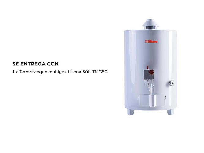 Termotanque Multigas Liliana TMG50 De Pie 50Lt Conexión Superior - 4