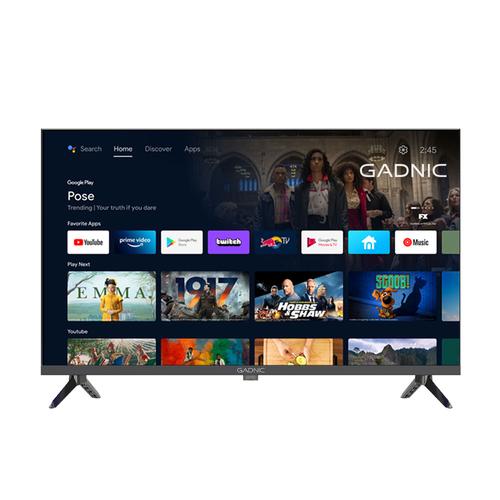 Smart TV Gadnic 32” HD Panel IPS Android TV Pulgadas Bluetooth WiFi Triple HDMI Doble USB Sonido Estéreo 20W  - 0