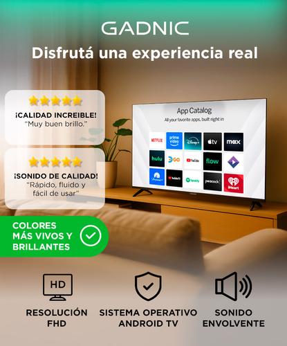 Smart TV Gadnic 43” Full HD Android TV Pulgadas WiFi Bluetooth Panel Sharp Procesador Quad Core - 1