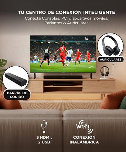 Smart TV Gadnic 43” Full HD Android TV Pulgadas WiFi Bluetooth Panel Sharp Procesador Quad Core - 3