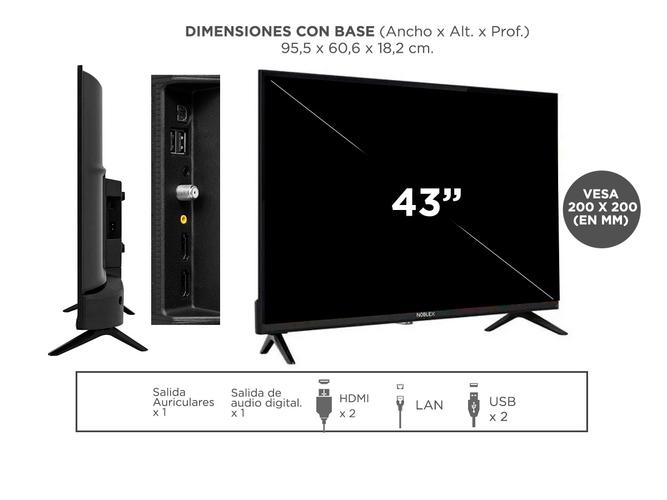 Smart TV Noblex FHD DK43X5100 43