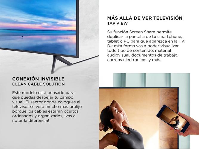 Smart Tv Samsung 55 UHD 4K AU7000 Crystal  - 5