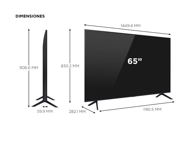 Smart TV Samsung Series 7 UN65AU7000GCZB LED 4K 65