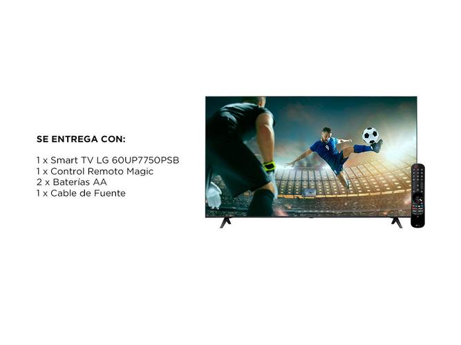 Smart TV LG UHD LED ThinQ 4K 60'' 60UP7750PSB - 6