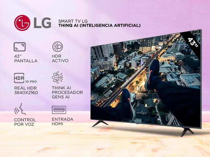 Smart TV LG UHD 43UQ8050PSB ThinQ AI 43 pulgadas - 1