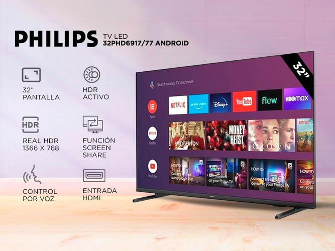 Smart Tv Philips 32 Pulgadas 32PHD6917/77 Android Led Hd  - 1
