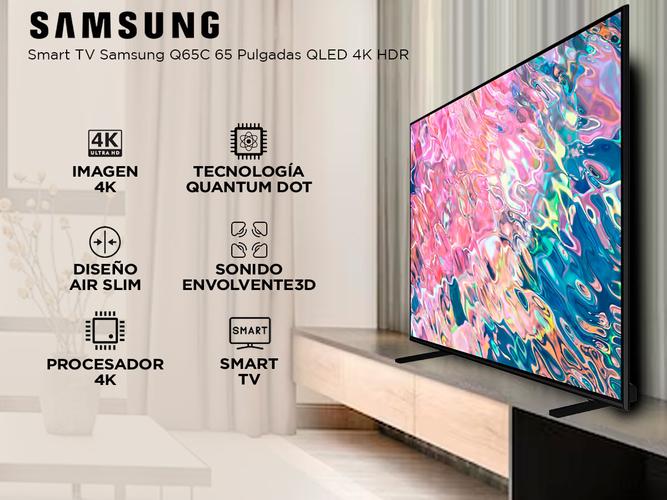 Smart TV Samsung Q65C 65 Pulgadas QLED 4K HDR - 1