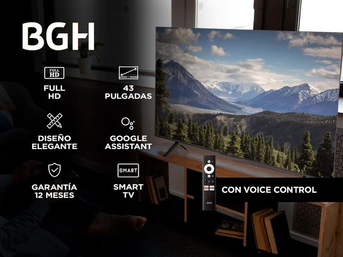  Smart TV BGH LED Android TV Full HD 43