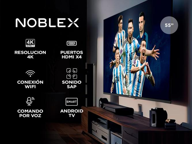 Smart TV Noblex DR55X7550 LED Android TV 4K 55 pulgadas - 1