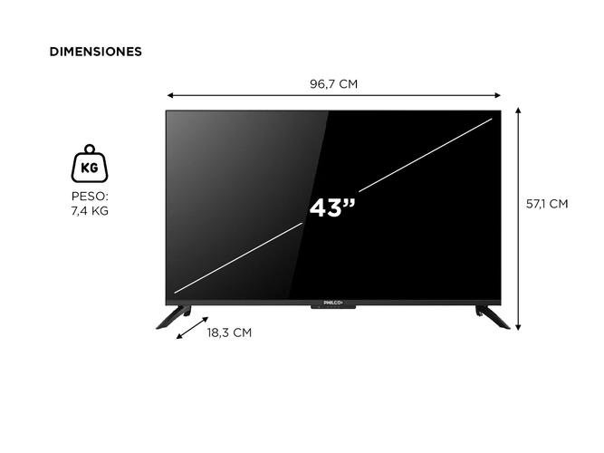 Smart TV LED Philco PLD43FS23CH 43
