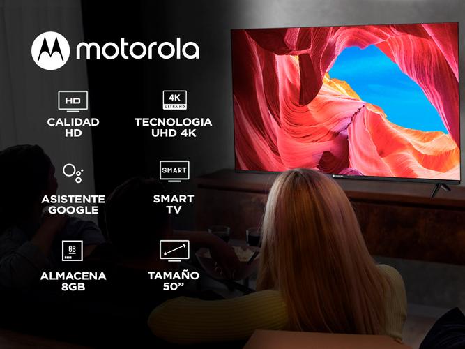 Smart TV Motorola 91MT50G22 50 Led 4K UHD Android TV Google Asistant - 1