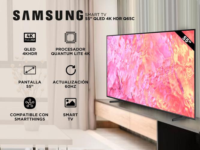 Smart TV Samsung 55 QLED 4k HDR QN55Q65CAGCZB - 1