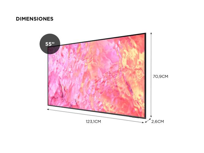 Smart TV Samsung 55 QLED 4k HDR QN55Q65CAGCZB - 4