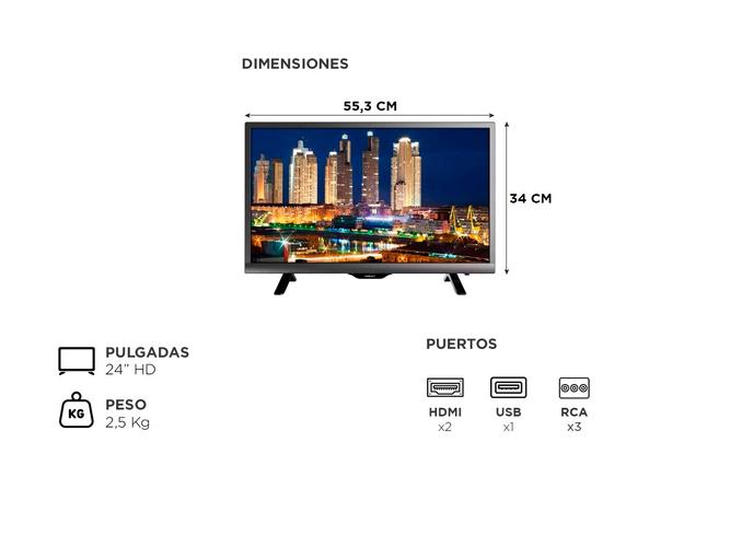 TV Noblex LED HD 24