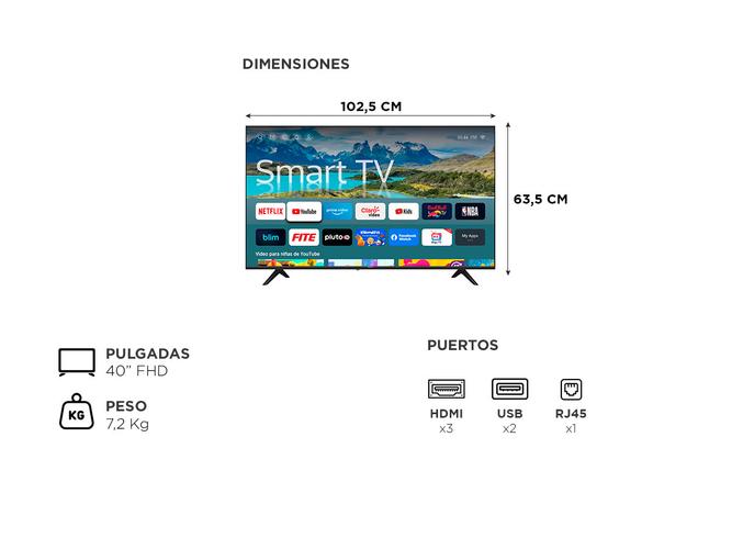 Smart TV Philco 40