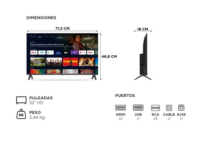 Smart TV RCA 32