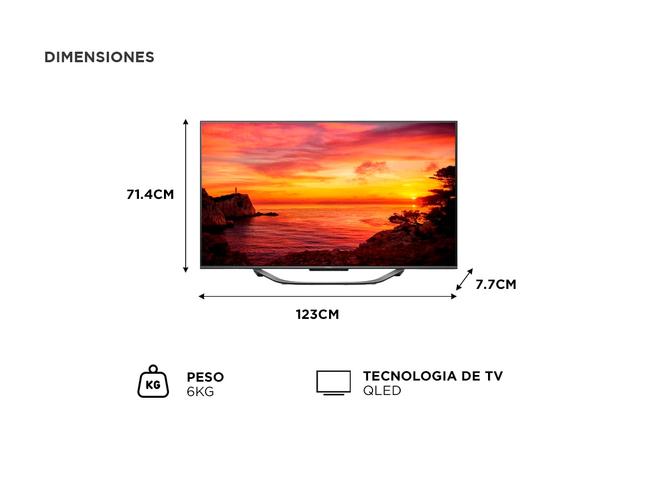 Smart Tv Noblex 55 DR55X9500 4K QLED - 4