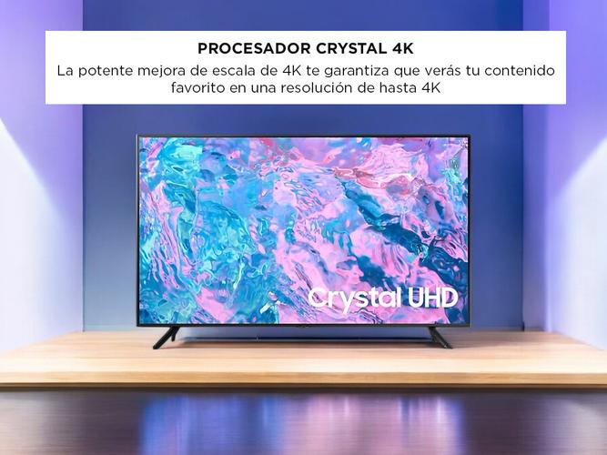 Smart TV 43 Pulgadas Samsung Crystal UHD 4K SERIE CU7000 - 2