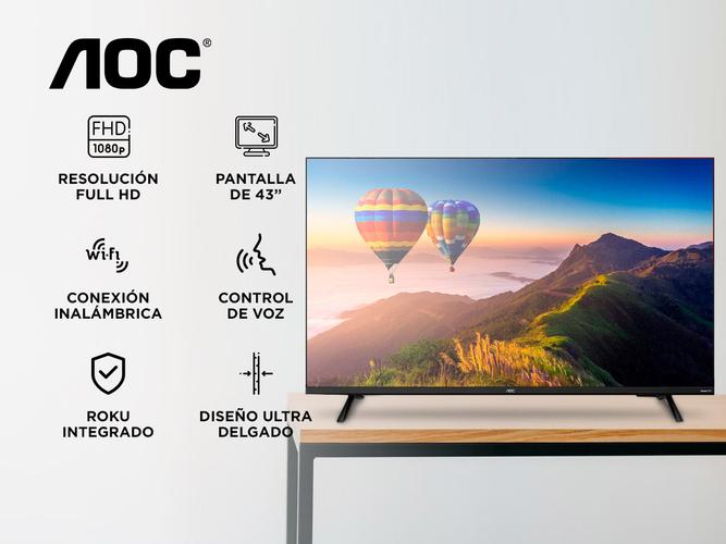 Televisor LED AOC 43 43S513577G  Full HD - 1