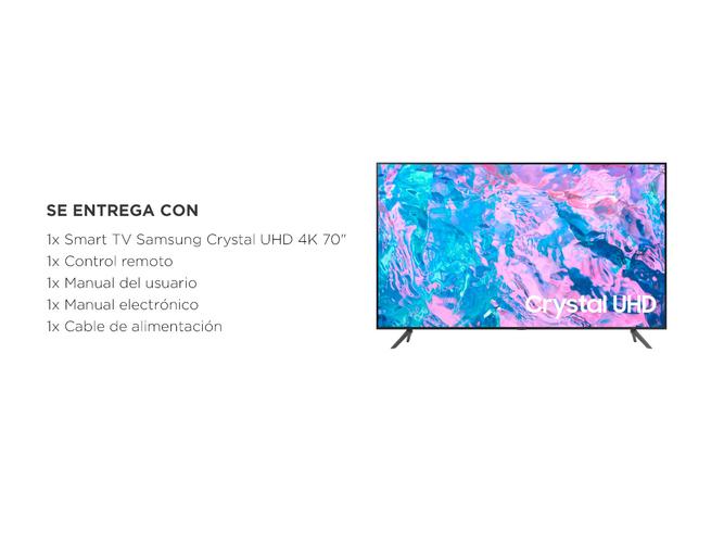 Smart TV 70 Samsung UHD 4k Serie CU7000 - 6