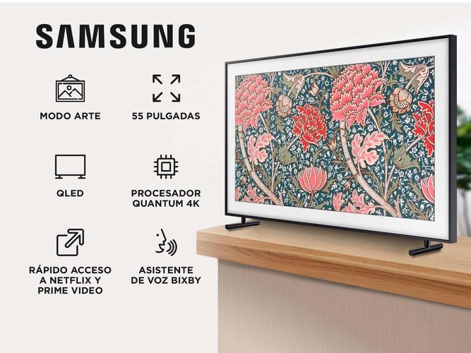 SMART TV 55 SAMSUNG The Frame Qled 4k  Marco Beige QN55LS03BAGCZBT - 1