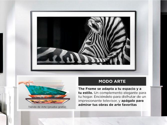 SMART TV 55 SAMSUNG The Frame Qled 4k  Marco Beige QN55LS03BAGCZBT - 2