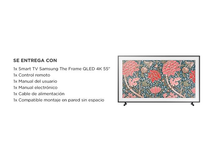 SMART TV 55 SAMSUNG The Frame Qled 4k  Marco Beige QN55LS03BAGCZBT - 6