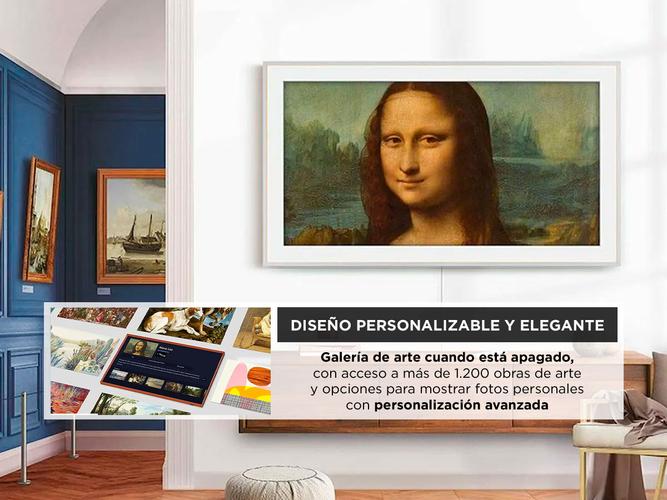 SMART TV 75 SAMSUNG QLED FRAME BLANCO QN75LS03BAGCZBB - 2