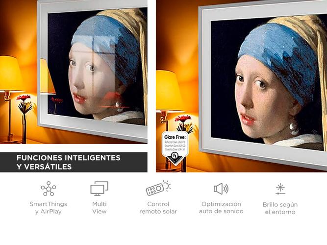 SMART TV 75 SAMSUNG QLED FRAME BLANCO QN75LS03BAGCZBB - 3