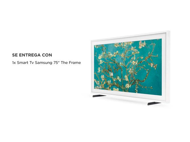 SMART TV 75 SAMSUNG QLED FRAME BLANCO QN75LS03BAGCZBB - 6