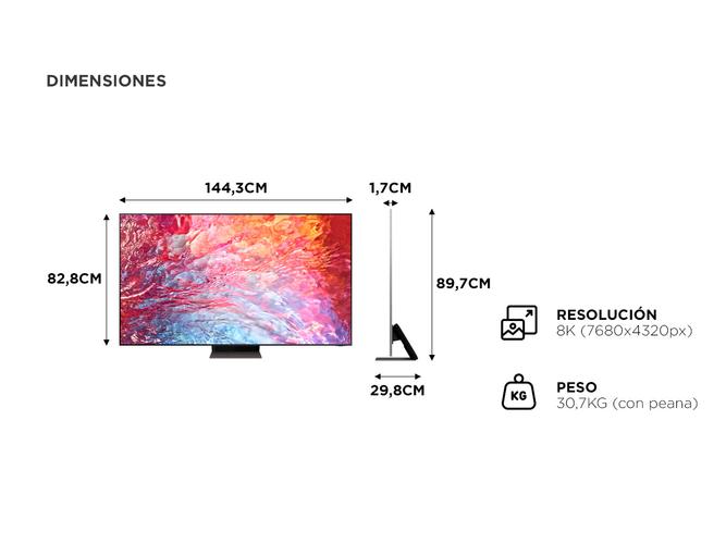 SMART TV 65 SAMSUNG QLED 8K SERIE QN700B - 5