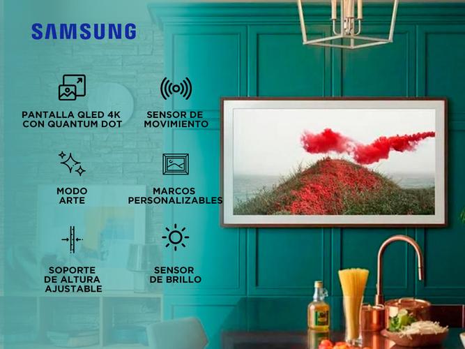 SMART TV 65 SAMSUNG LS03MARCO THE FRAME MARRON QN65LS03AAGCZBC - 1