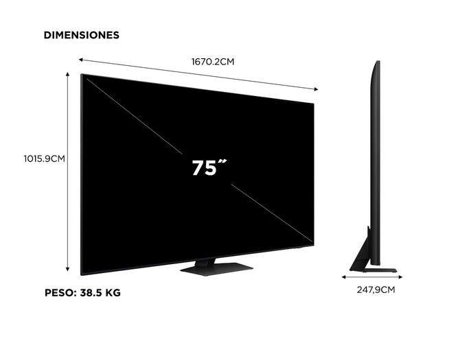SMART TV 75 SAMSUNG NEO QLED 4K SERIE QN85DB QN75QN85DBGCZB - 5