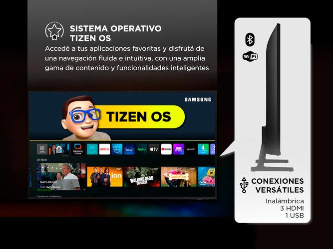 Smart TV 43 Samsung Crystal UHD 4K Serie DU7000  - 4
