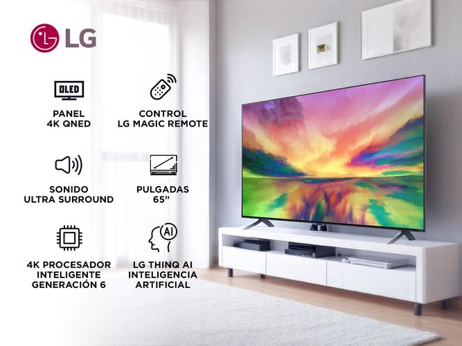 SMART TV LG 65 Pulgadas  65QNED80SRA QNED 4K AI ThinQ - 1