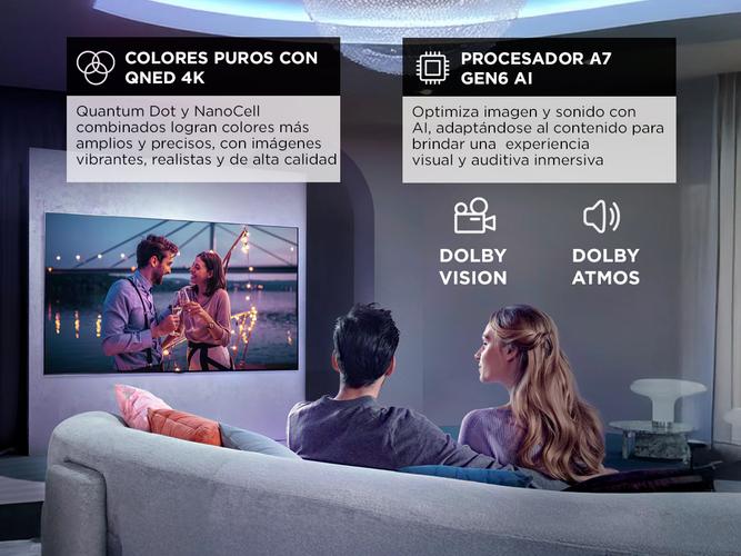 SMART TV LG 65 Pulgadas  65QNED80SRA QNED 4K AI ThinQ - 2