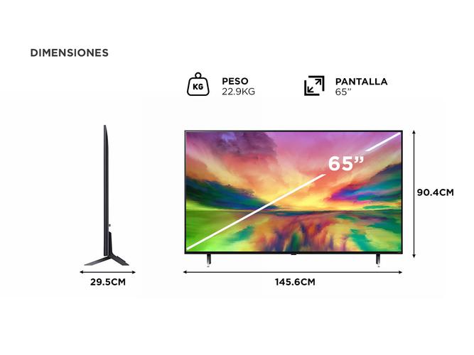 SMART TV LG 65 Pulgadas  65QNED80SRA QNED 4K AI ThinQ - 5