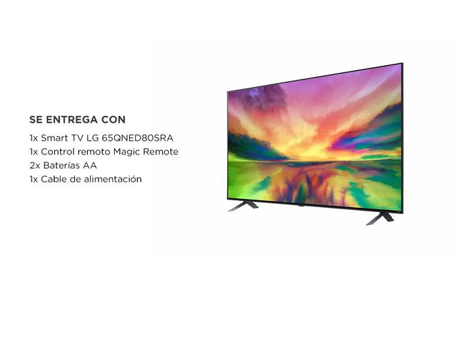 SMART TV LG 65 Pulgadas  65QNED80SRA QNED 4K AI ThinQ - 6