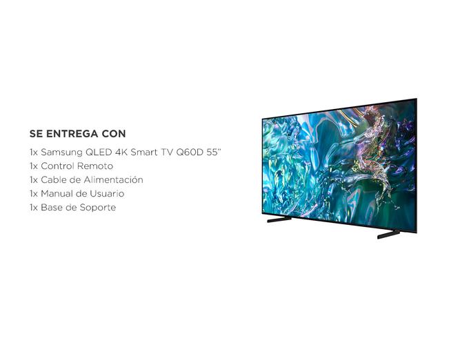 Smart TV 55 Samsung QLED 4K Q65D Tizen OS Diseño AirSlim - 6