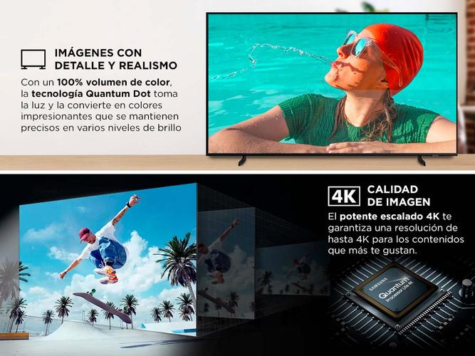 Smart TV 65 Samsung QLED 4K Q65D Tizen OS Diseño AirSlim - 2